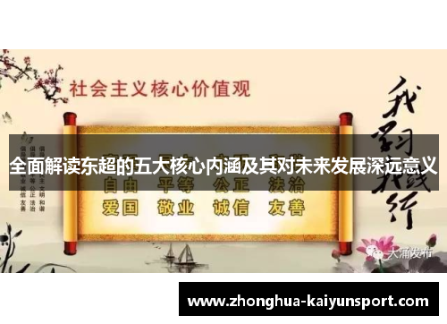 全面解读东超的五大核心内涵及其对未来发展深远意义