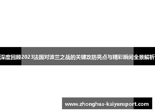 深度回顾2023法国对波兰之战的关键攻防亮点与精彩瞬间全景解析 深度回顾2023法国对波兰之战的关键攻防亮点与精彩瞬间全景解析